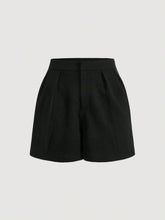 MOD Solid Fold Pleated Shorts